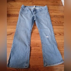 Gap Maternity - Boot Cut Distressed Jeans. Size 14